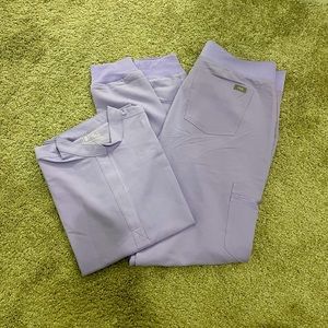 Figs Lilac Set Small Raefala Med/Tall Joggers